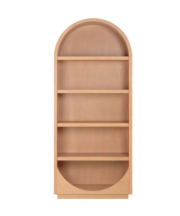 Marlow Wood Bookcase - Luxe Home Furnishings (Jersey City, NJ)