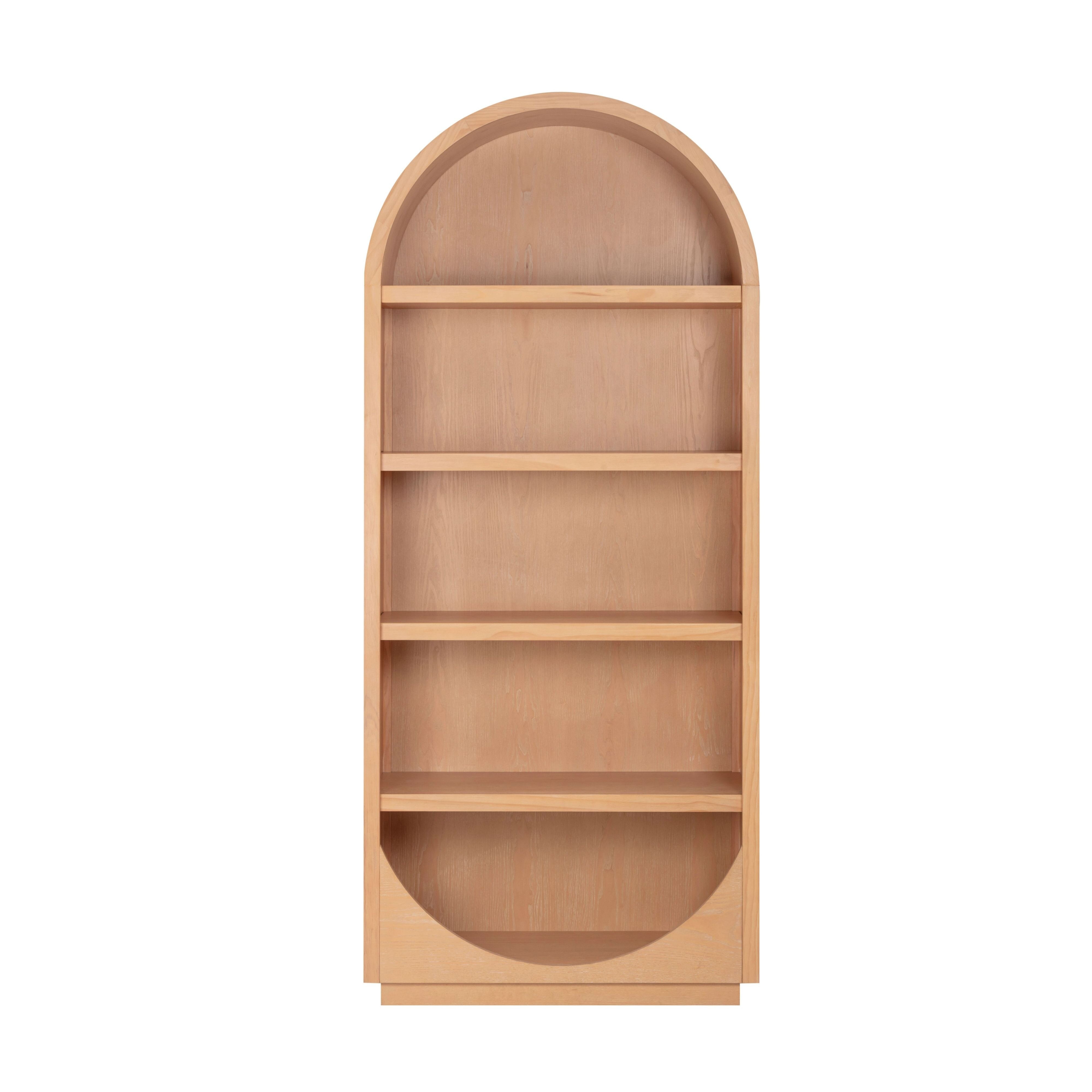 Marlow Wood Bookcase - Luxe Home Furnishings (Jersey City, NJ)