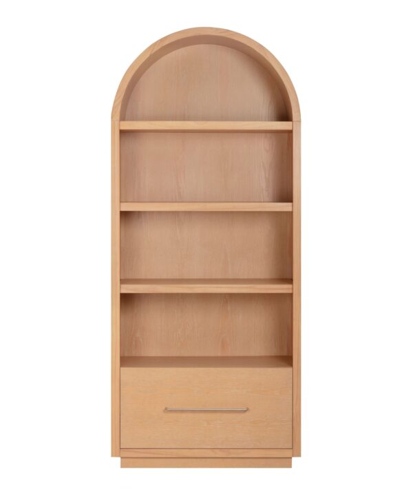 Marlow Wood Bookcase With File Drawer - Luxe Home Furnishings (Jersey City, NJ)
