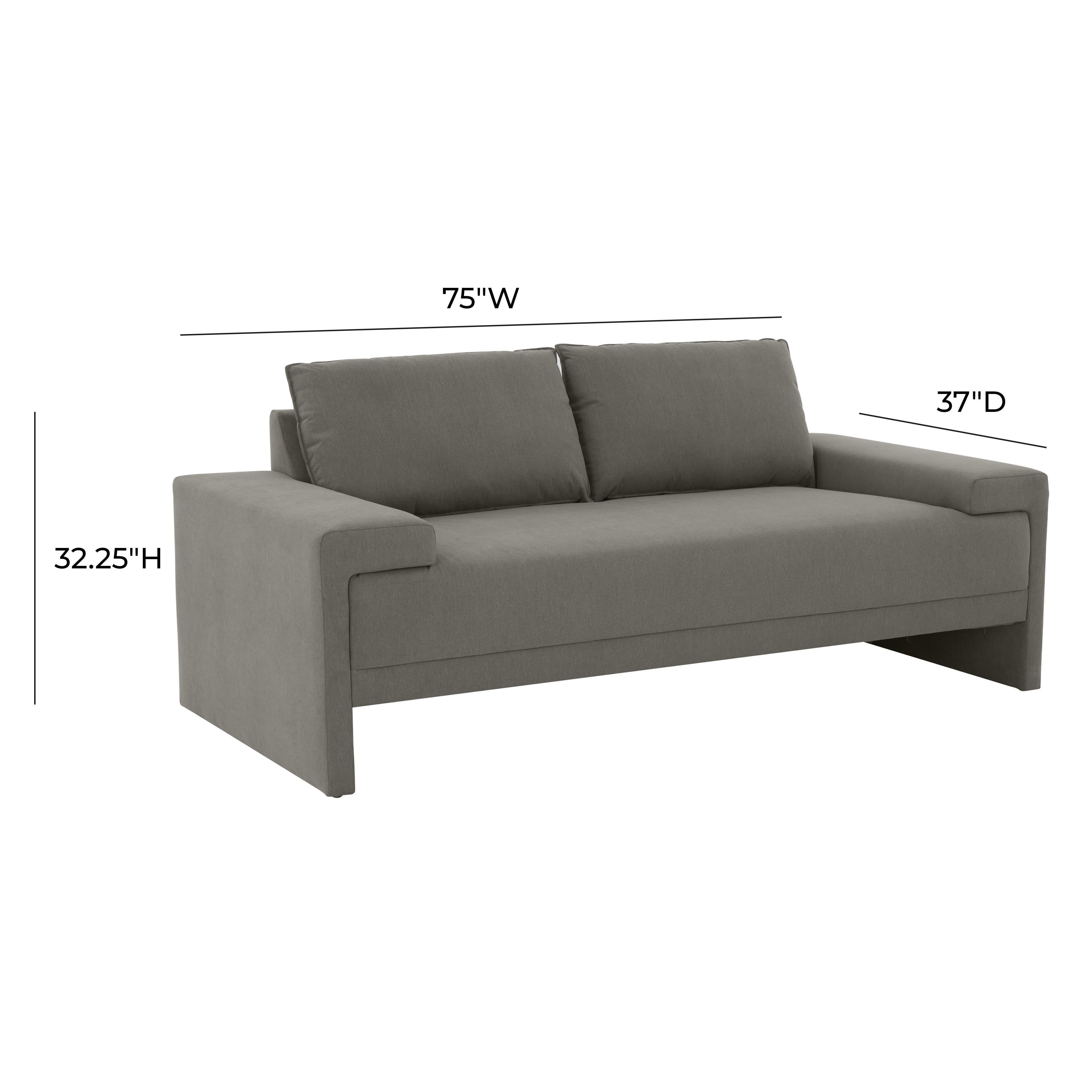 Maeve 75" Contract-Grade Fabric Loveseat - Luxe Home Furnishings (Jersey City, NJ)