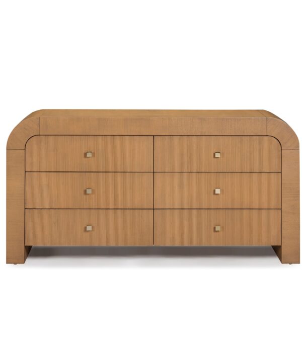 Hump 62" Arched 6-Drawer Dresser - Luxe Home Furnishings (Jersey City, NJ)