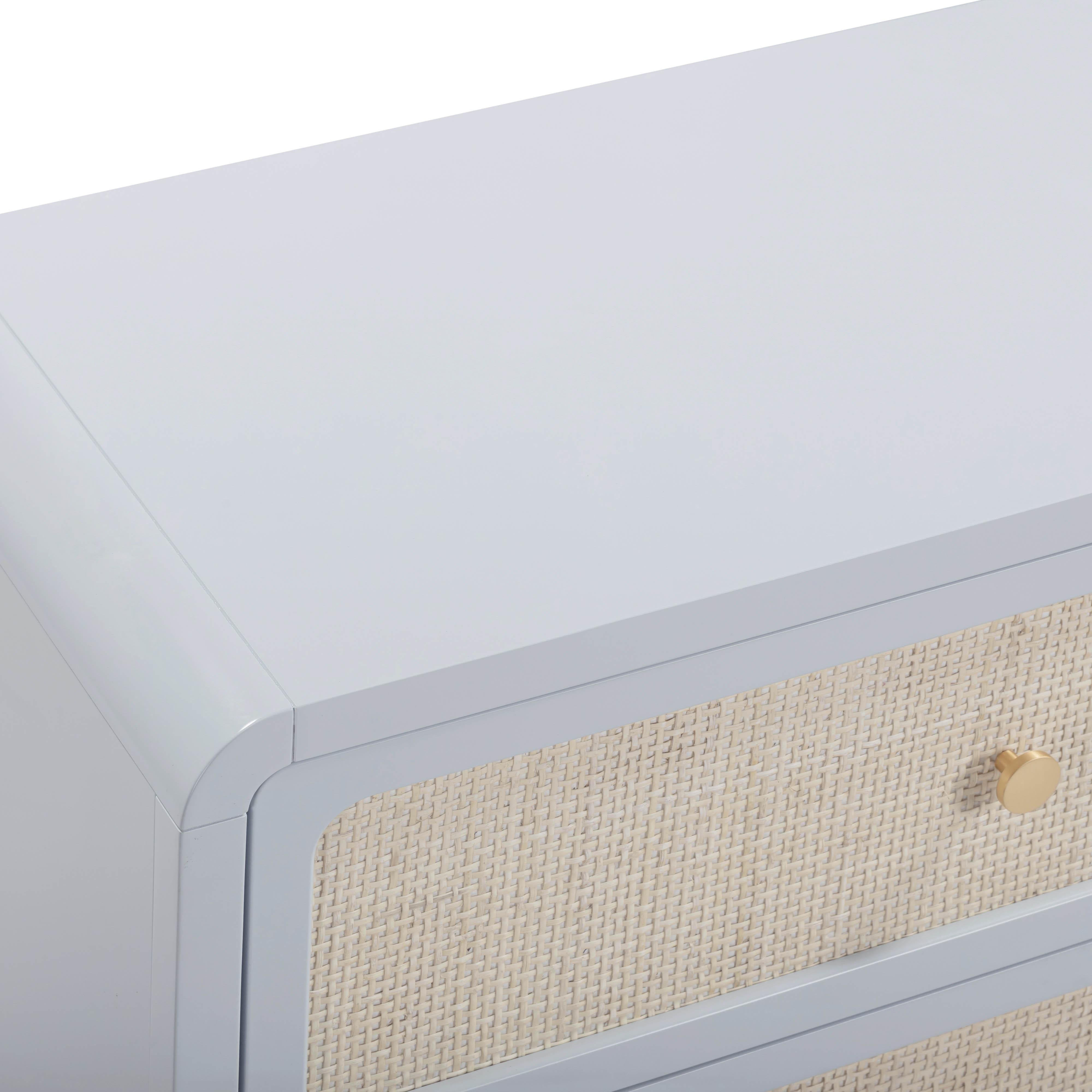 Patty 62" Rattan 6 Drawer Dresser - Luxe Home Furnishings (Jersey City, NJ)