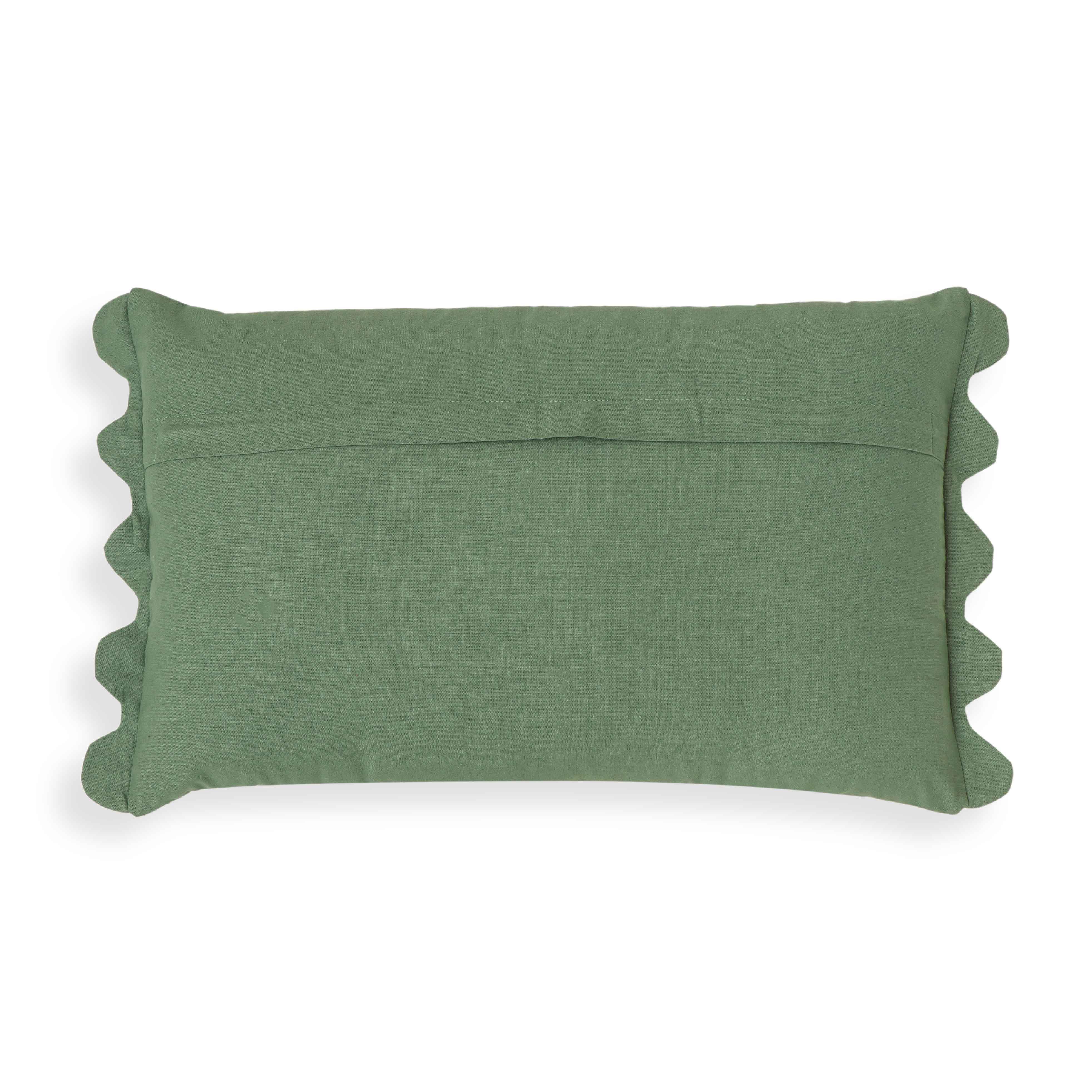Portia 20"X12" Embroidered Cotton Flex Throw Pillow Cover - Luxe Home Furnishings (Jersey City, NJ)