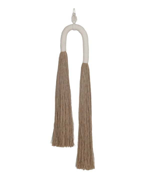 Pasha Natural Cotton Jute Tassel Wall Decor - Luxe Home Furnishings (Jersey City, NJ)