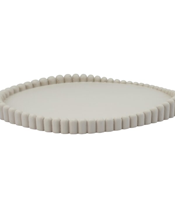 Alna Cream Catchall Tray - Luxe Home Furnishings (Jersey City, NJ)