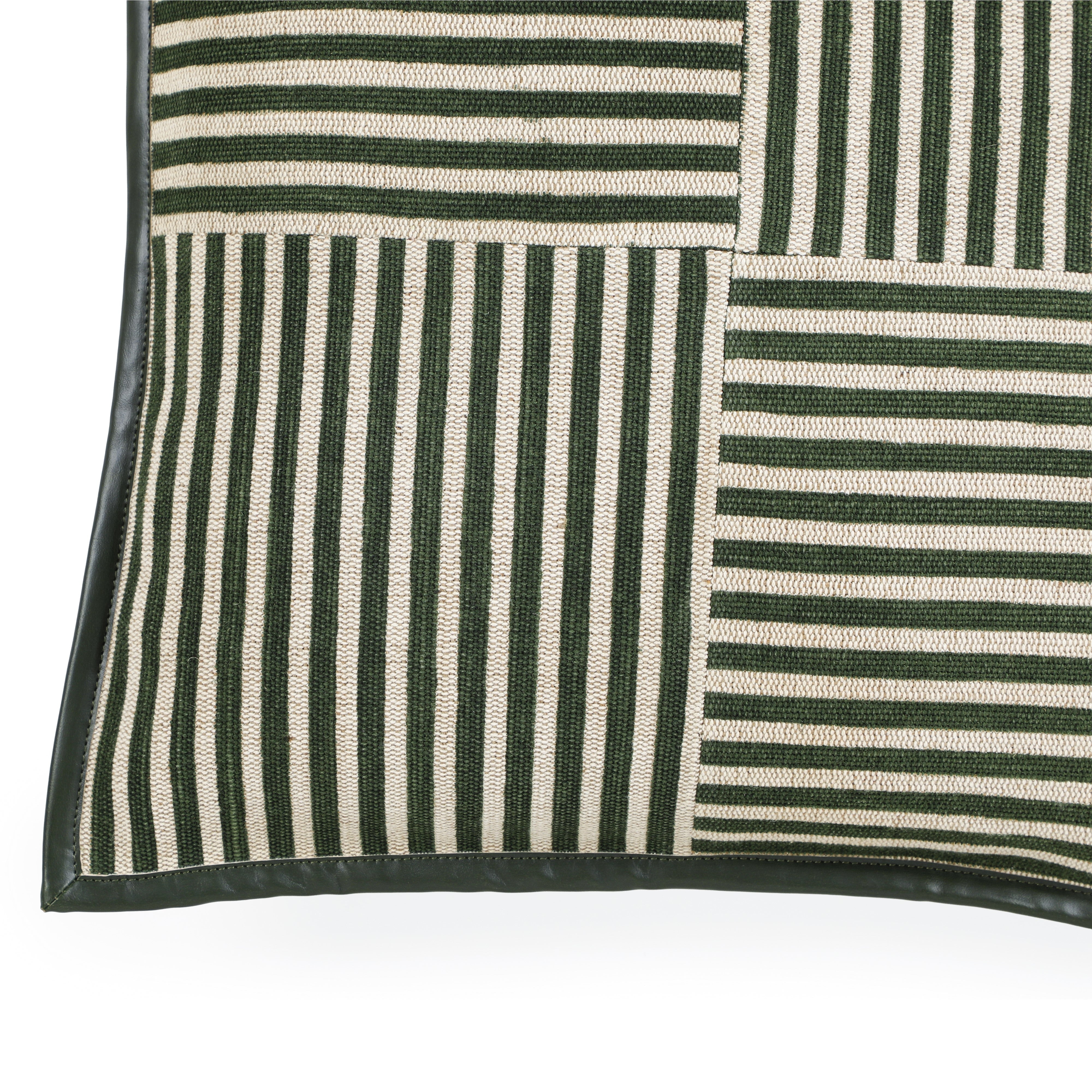 Kora 20" Cotton Jute Contract-Grade Throw Pillow - Luxe Home Furnishings (Jersey City, NJ)