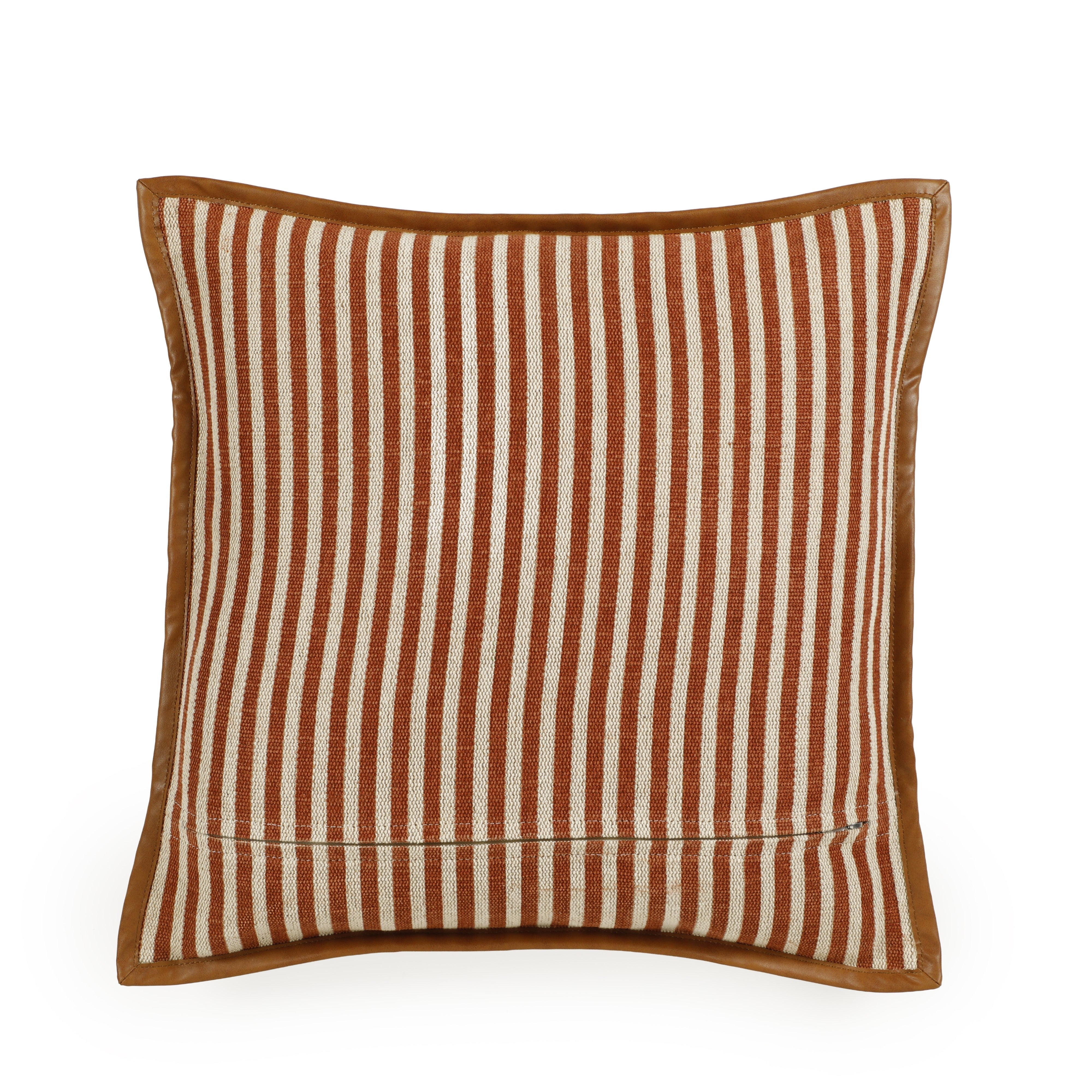 Kora 20" Cotton Jute Contract-Grade Throw Pillow - Luxe Home Furnishings (Jersey City, NJ)