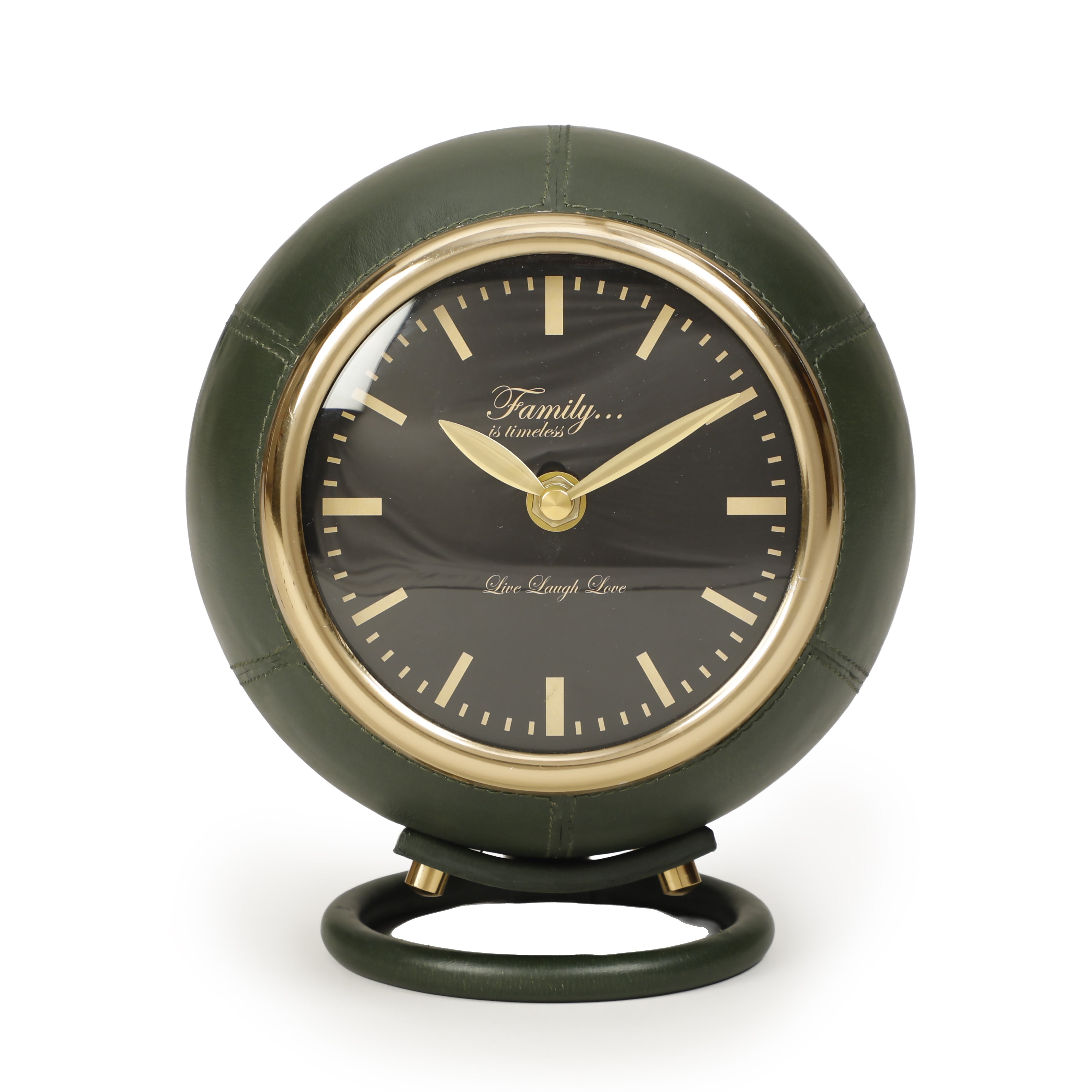 Draper Dark Green Contract-Grade Standing Accent Clock - Luxe Home Furnishings (Jersey City, NJ)