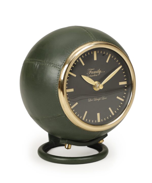 Draper Dark Green Contract-Grade Standing Accent Clock - Luxe Home Furnishings (Jersey City, NJ)