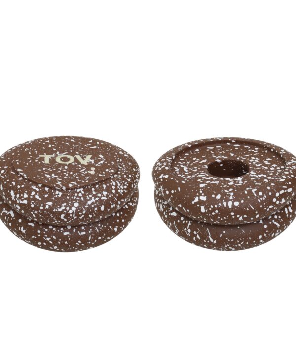 Gabby Stacking Candle Holder - Set of 2 - Luxe Home Furnishings (Jersey City, NJ)