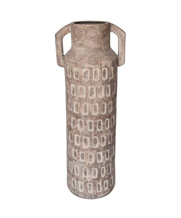 Earthenware Diode Flower Vase - Luxe Home Furnishings (Jersey City, NJ)