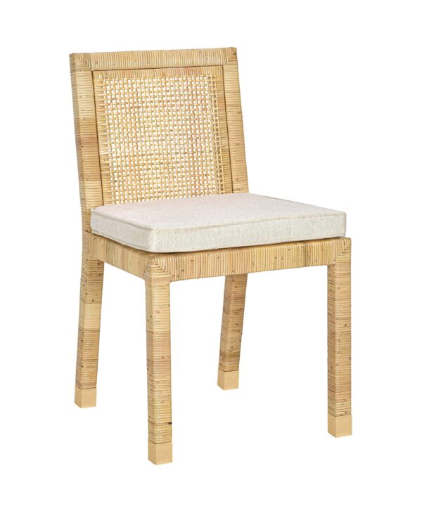 Amara Cream Contract-Grade Linen Dining Chair - Luxe Home Furnishings (Jersey City, NJ)