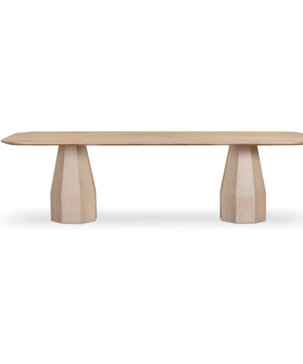 Brocha 106" Ash Wood Rectangular Dining Table - Luxe Home Furnishings (Jersey City, NJ)