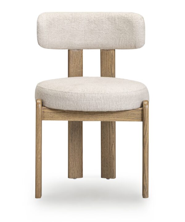 Odessa Cream Performance Fabric Dining Chair - Luxe Home Furnishings (Jersey City, NJ)