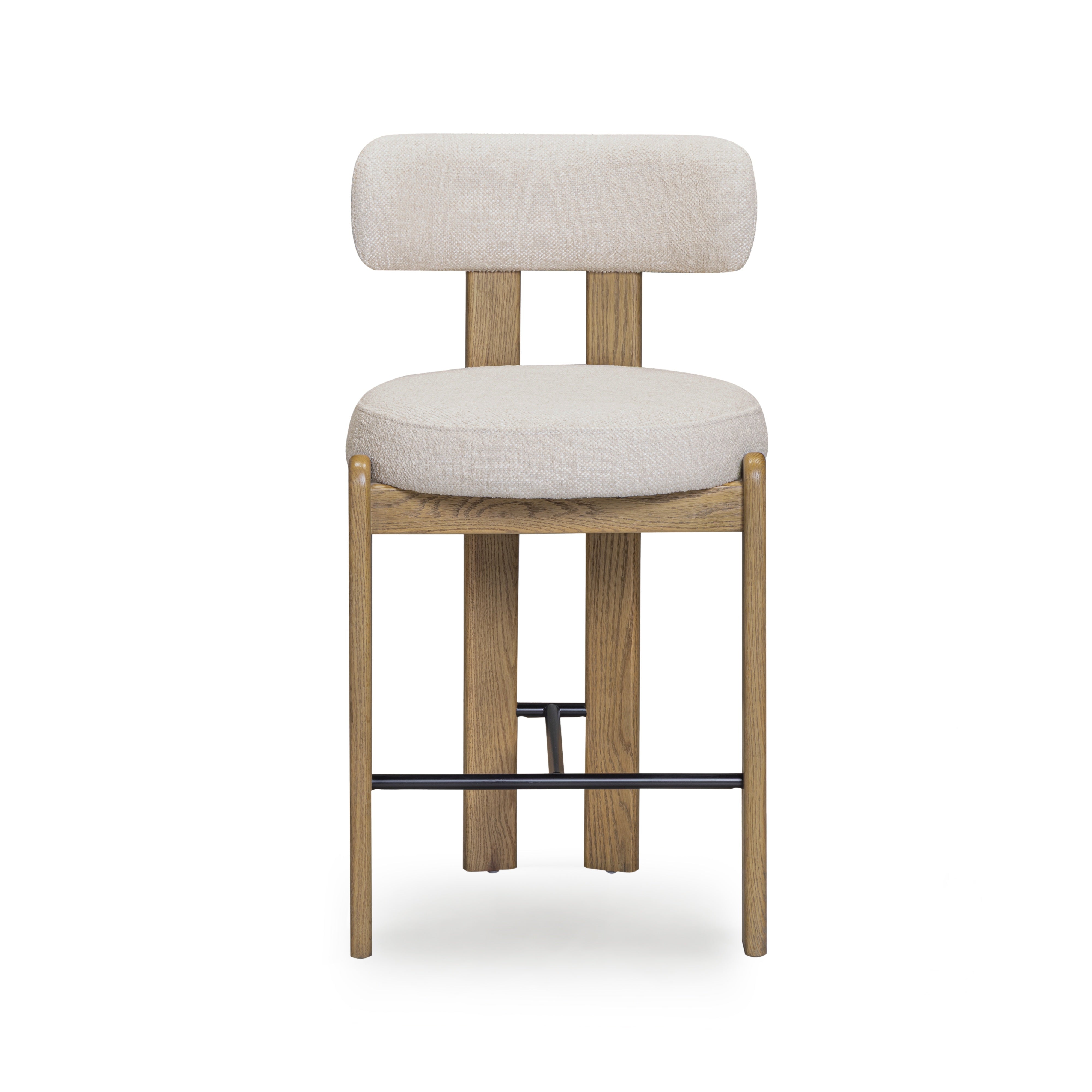 Odessa Cream Performance Fabric Counter Stool - Luxe Home Furnishings (Jersey City, NJ)