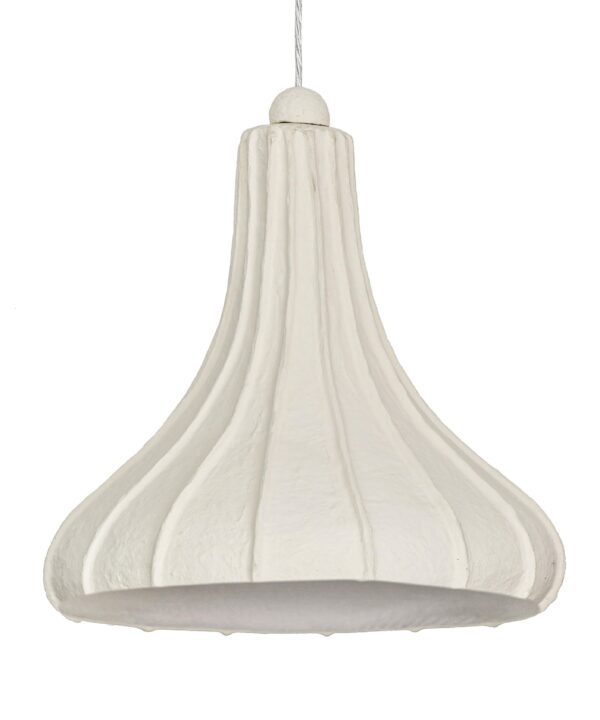 Looma Cotton Mache Pendant Lamp - Luxe Home Furnishings (Jersey City, NJ)