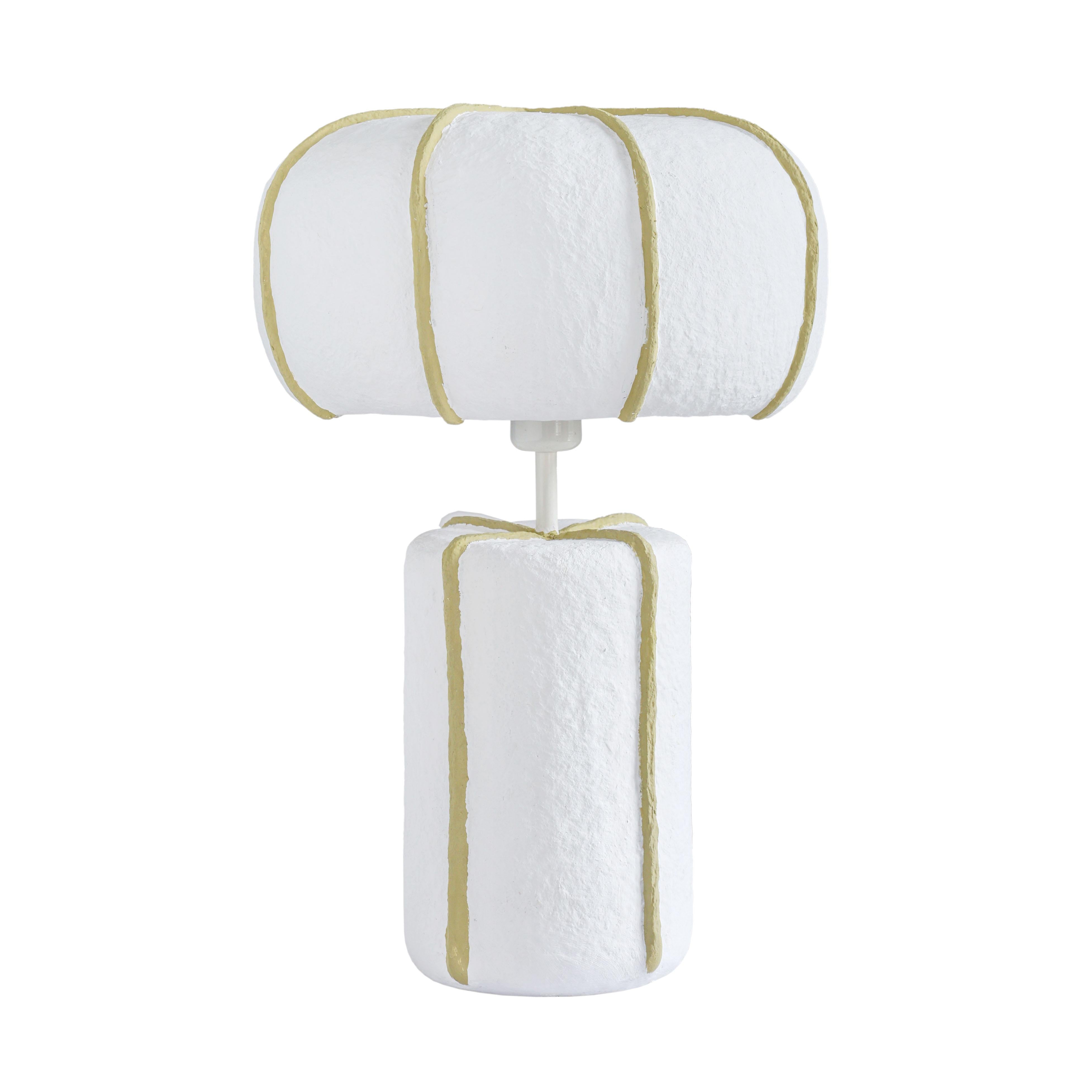 Looma Cotton Mache Table Lamp - Luxe Home Furnishings (Jersey City, NJ)