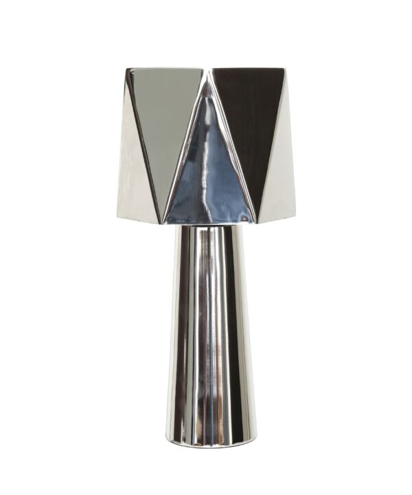 Polished Nickel Table Lamp - Luxe Home Furnishings (Jersey City, NJ)