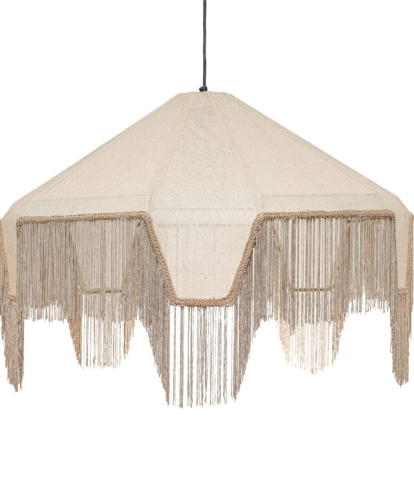 Buchanan Fabric Fringed Angled Pendant Light - Luxe Home Furnishings (Jersey City, NJ)