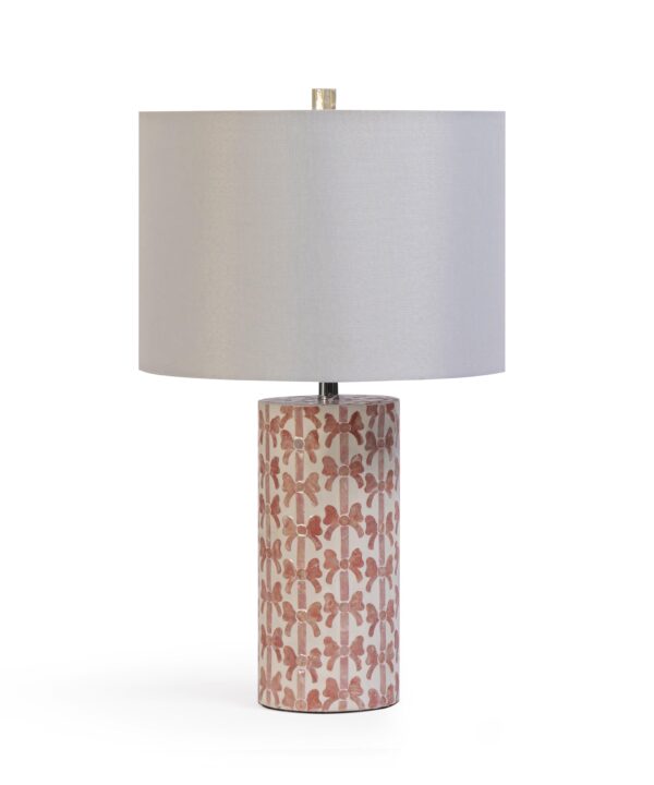 Lassy Pink Ribbon Capiz Shell Table Lamp - Luxe Home Furnishings (Jersey City, NJ)