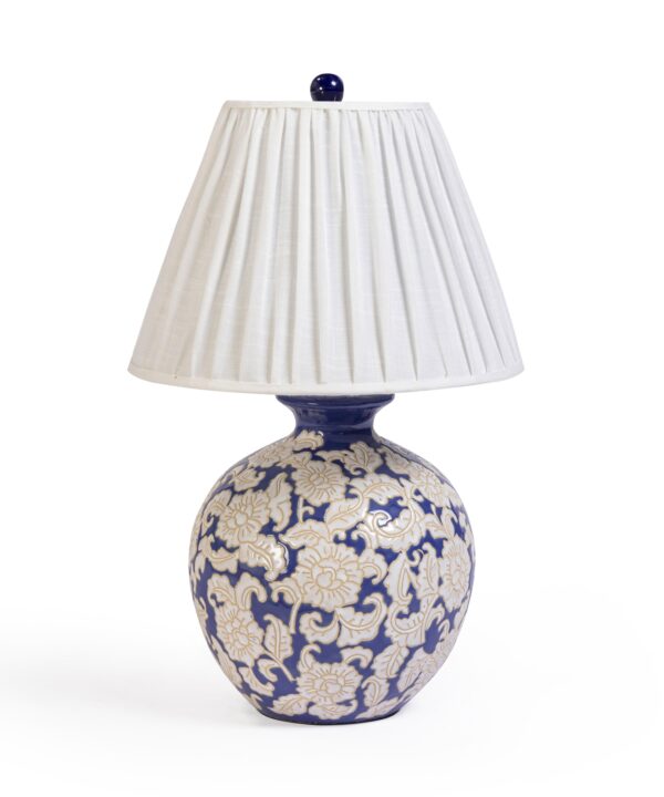 Diana Blue & White Table Lamp - Luxe Home Furnishings (Jersey City, NJ)