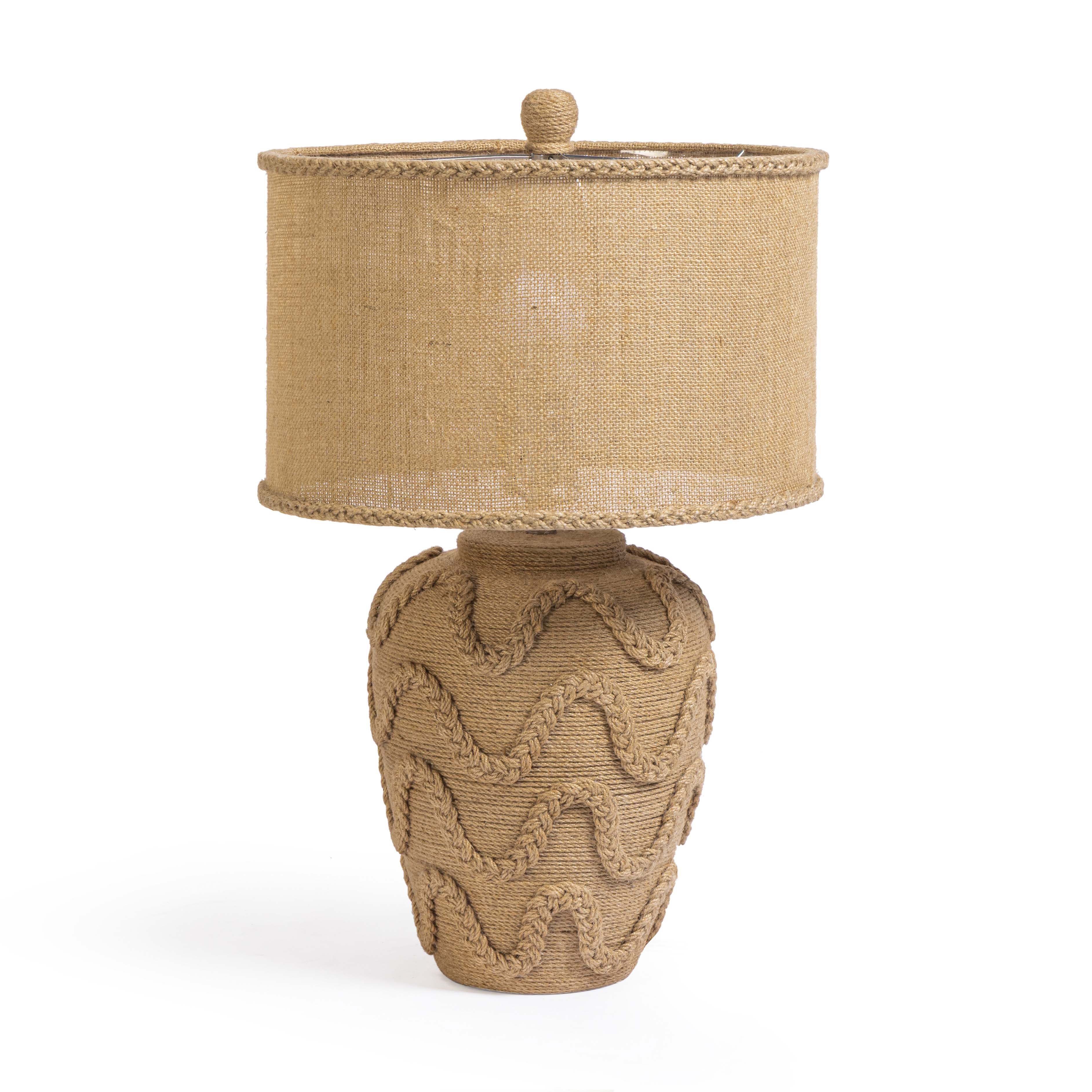Baha Natural Bamboo Jute Table Lamp - Luxe Home Furnishings (Jersey City, NJ)