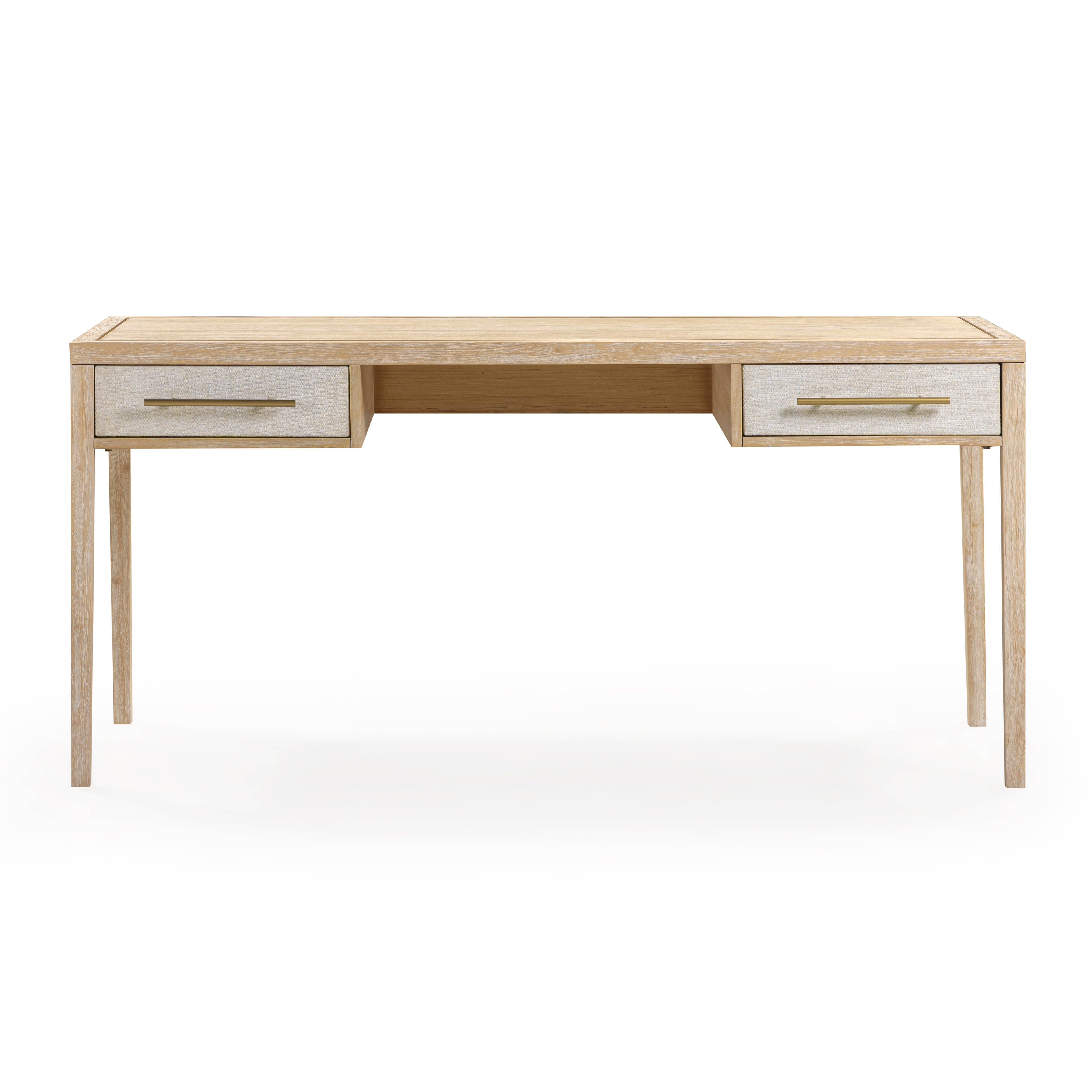 Hera 62'' Natural Washed Executive Desk - Luxe Home Furnishings (Jersey City, NJ)