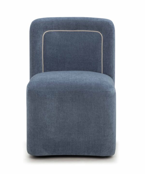 Dolce Performance Velvet Rolling Desk Chair - Luxe Home Furnishings (Jersey City, NJ)