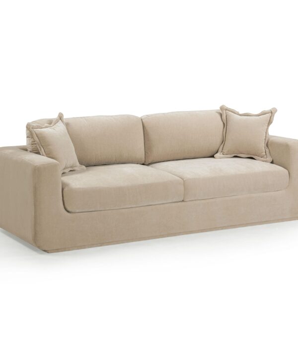 Miri 90.5" Upcycled Contract-Grade Washed Velvet Sofa - Luxe Home Furnishings (Jersey City, NJ)