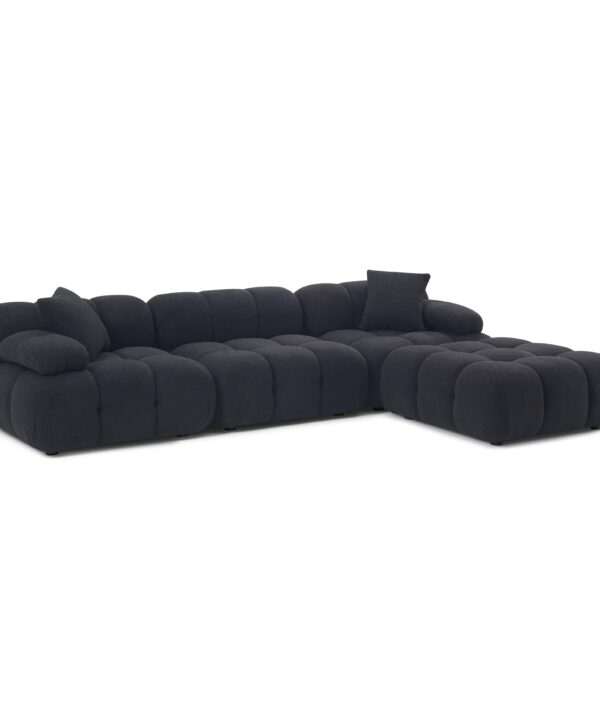 Calliope 4-Piece Performance Vegan Shearling Modular Sectional - Luxe Home Furnishings (Jersey City, NJ)