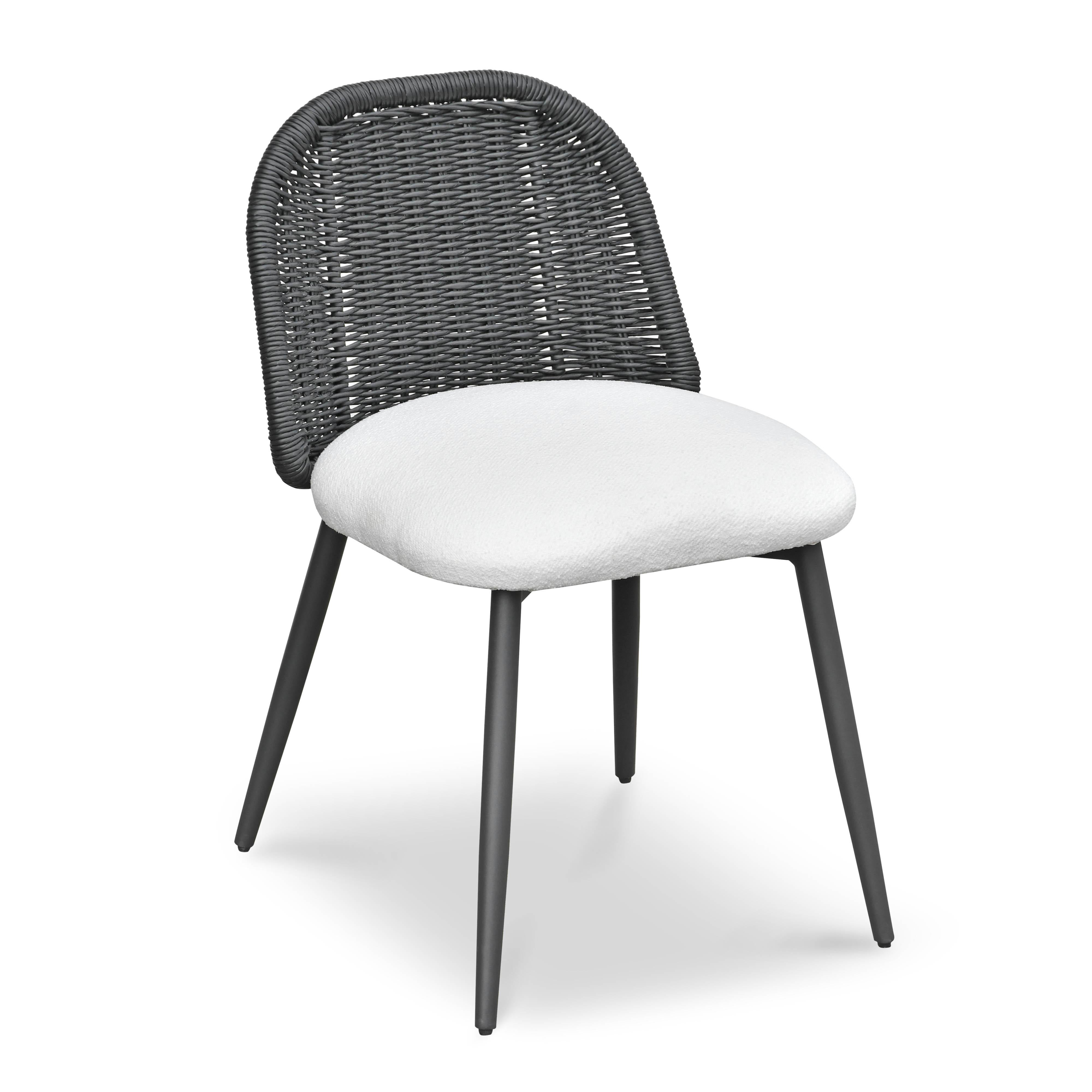 Alexa Rattan Performance Fabric Dining Chair - Luxe Home Furnishings (Jersey City, NJ)
