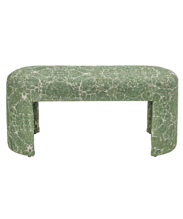 Greenspace 39" Rounded Upholstered Bench - Luxe Home Furnishings (Jersey City, NJ)