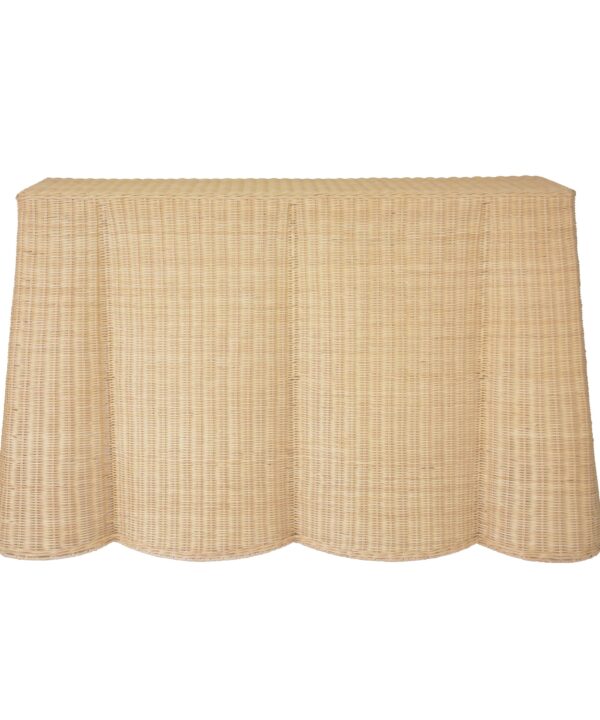 Egan 55" Natural Rattan Console Table - Luxe Home Furnishings (Jersey City, NJ)