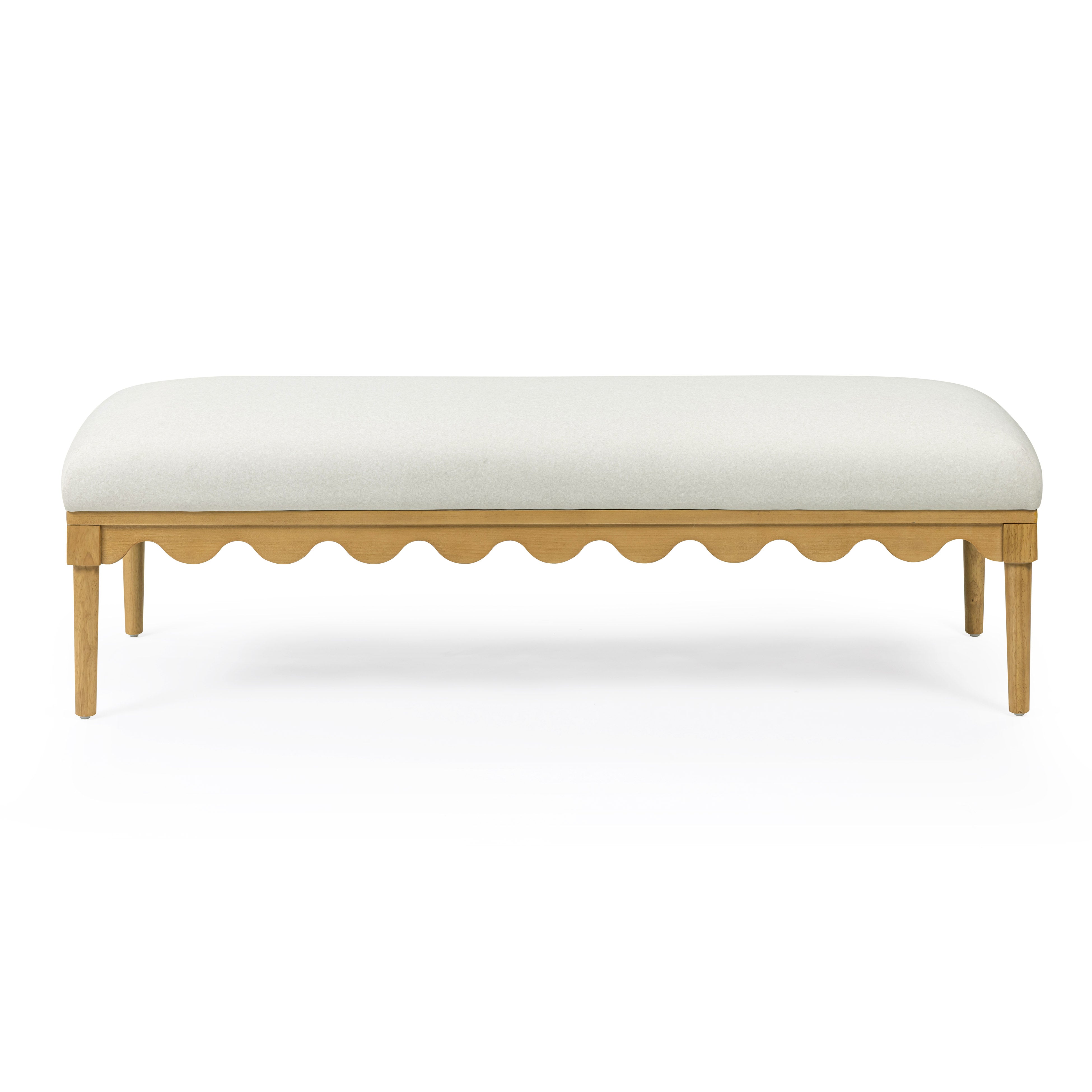 Oodle 56.5" Performance Vegan Mohair Bench - Luxe Home Furnishings (Jersey City, NJ)
