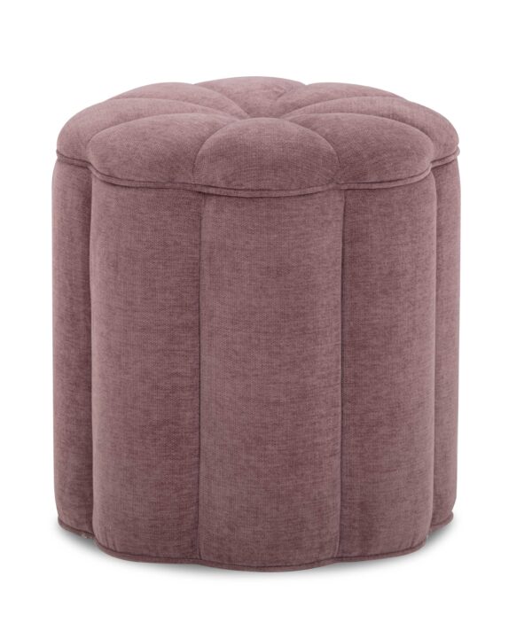Fleur Textured Performance Velvet Storage Ottoman - Luxe Home Furnishings (Jersey City, NJ)