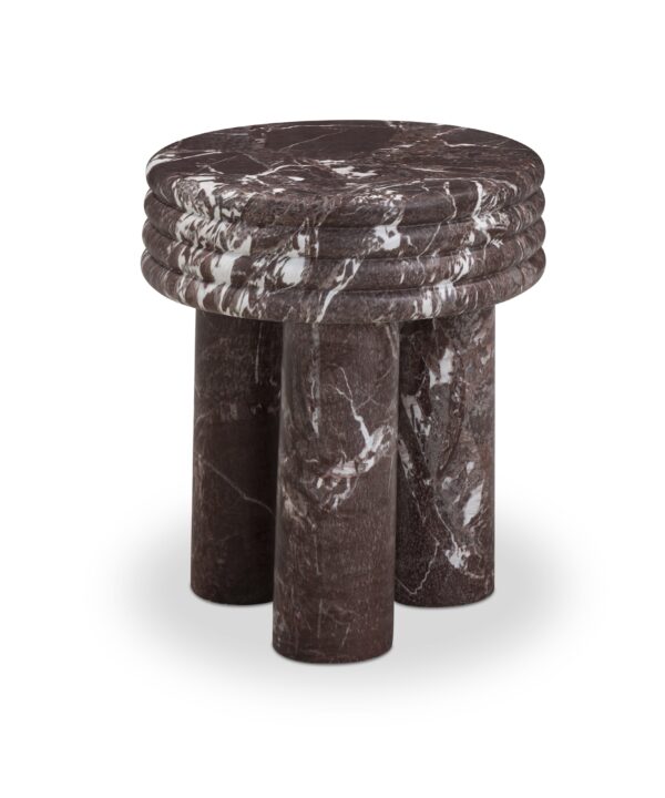 Delta Concrete Indoor/Outdoor Round Side Table - Luxe Home Furnishings (Jersey City, NJ)