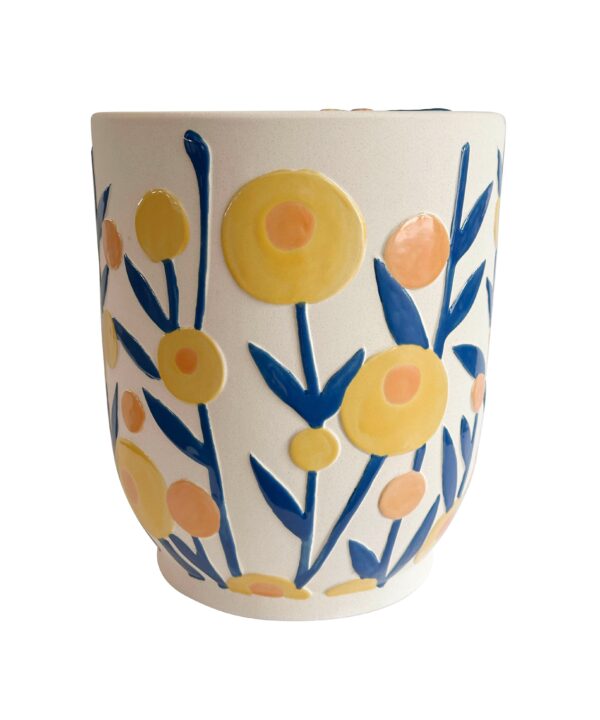 Ceramic Summer Garden Indoor/Outdoor Table - Luxe Home Furnishings (Jersey City, NJ)