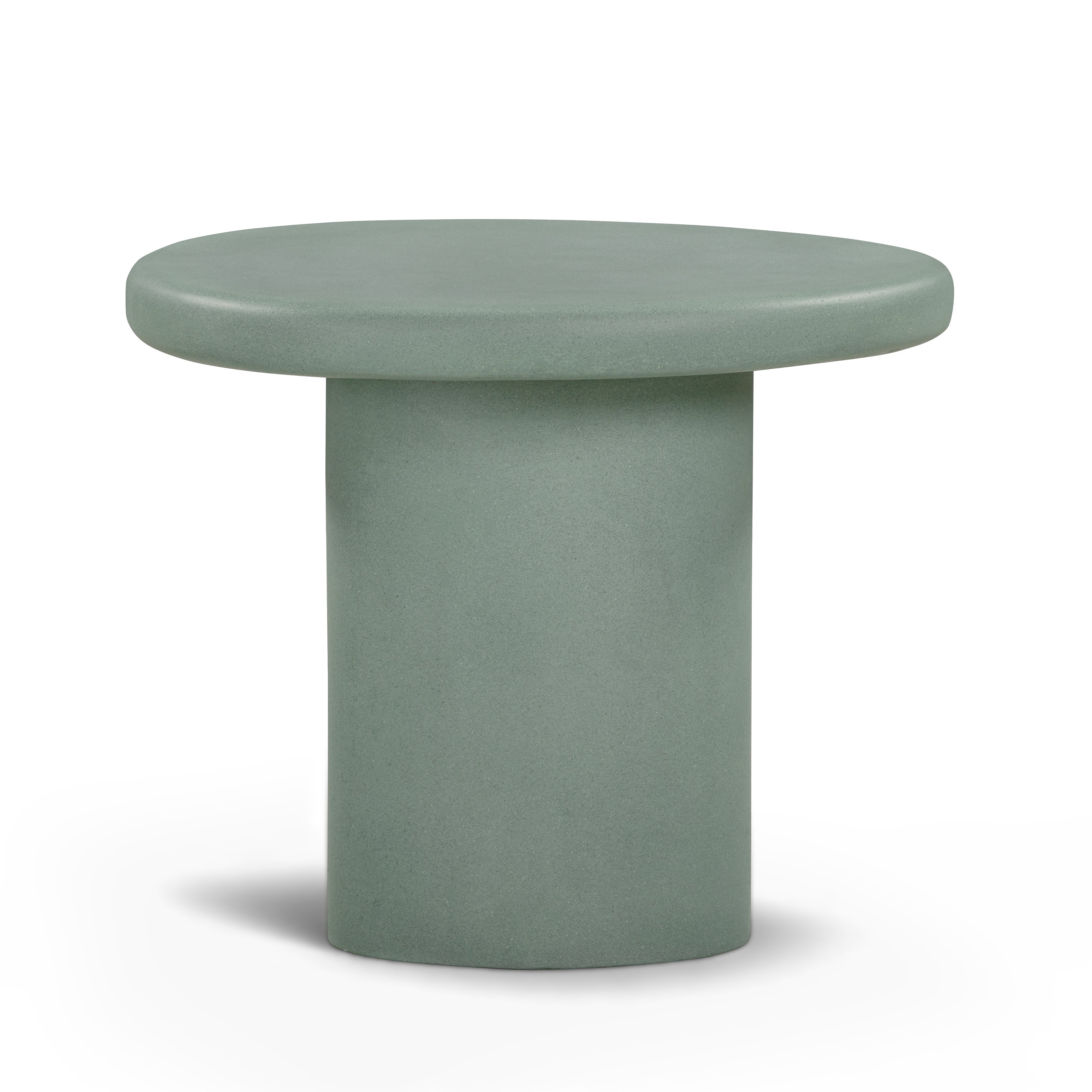 Jade Concrete Indoor/Outdoor Side Table - Luxe Home Furnishings (Jersey City, NJ)