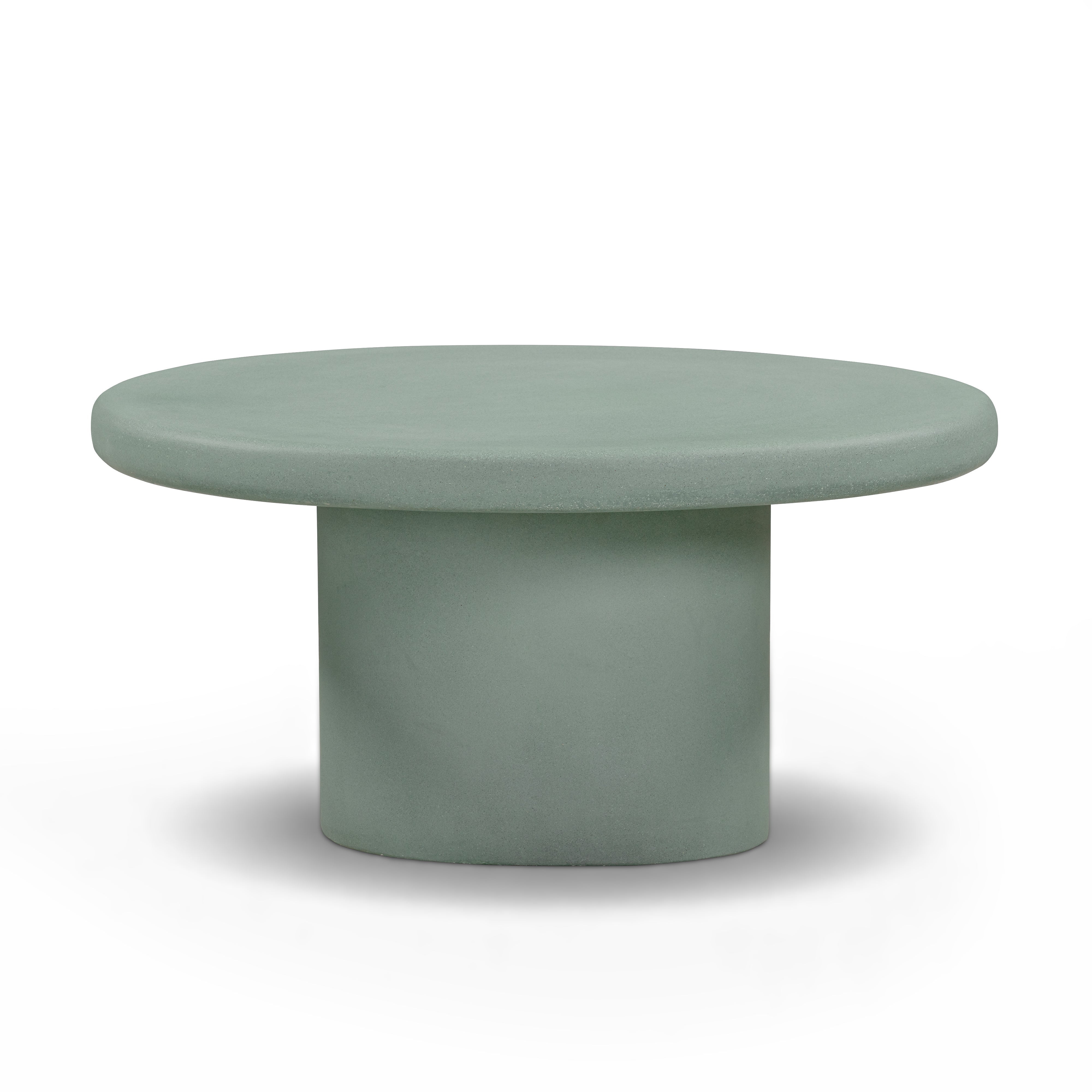 Jade Concrete Indoor/Outdoor Coffee Table (28"-34") - Luxe Home Furnishings (Jersey City, NJ)
