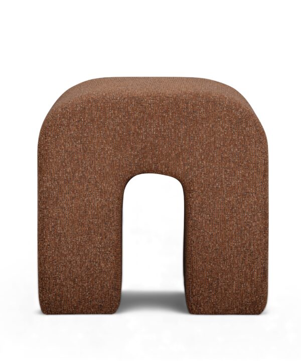 Desi Woven Performance Fabric Ottoman - Luxe Home Furnishings (Jersey City, NJ)