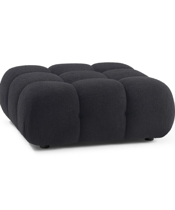 Calliope Performance Vegan Shearling Modular Ottoman - Luxe Home Furnishings (Jersey City, NJ)