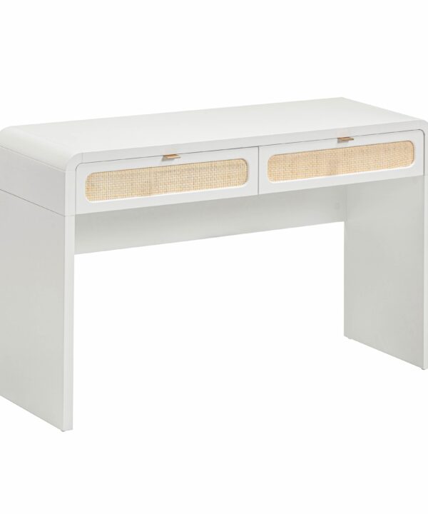Patty 48" Rattan 2-Drawer Console Desk - Luxe Home Furnishings (Jersey City, NJ)