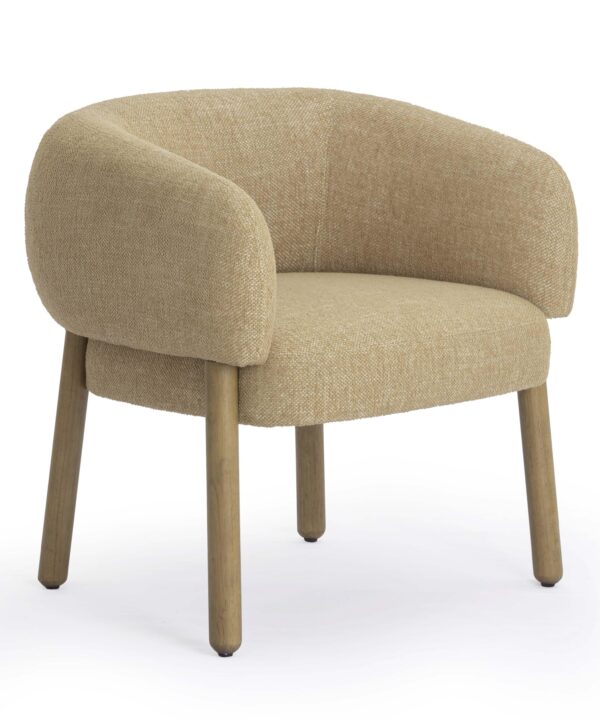 Foxy Textured Performance Fabric Accent Chair - Luxe Home Furnishings (Jersey City, NJ)