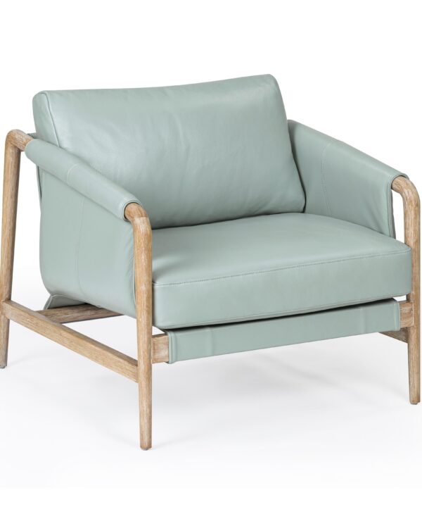 Chakka Contract-Grade Genuine Leather Accent Chair - Luxe Home Furnishings (Jersey City, NJ)