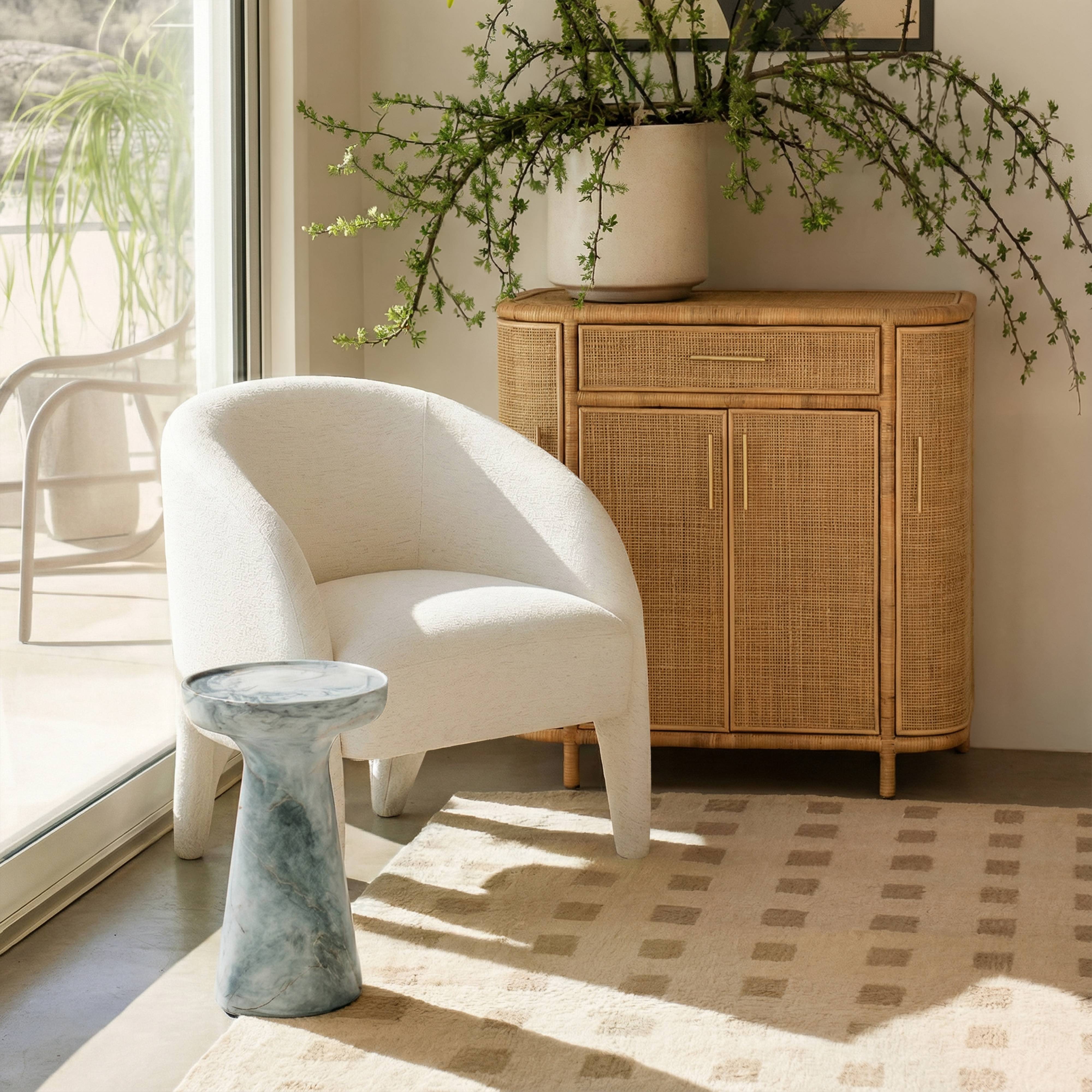 Kris Contract-Grade Chenille Accent Chair - Luxe Home Furnishings (Jersey City, NJ)
