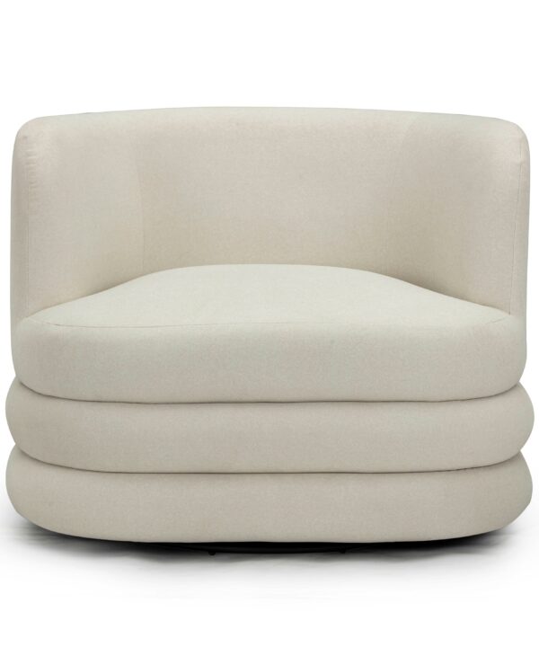 Astor Performance Faux Mohair Swivel Hotel Lounge Chair - Luxe Home Furnishings (Jersey City, NJ)