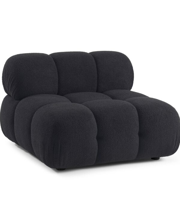 Calliope Performance Vegan Shearling Modular Armless Chair - Luxe Home Furnishings (Jersey City, NJ)