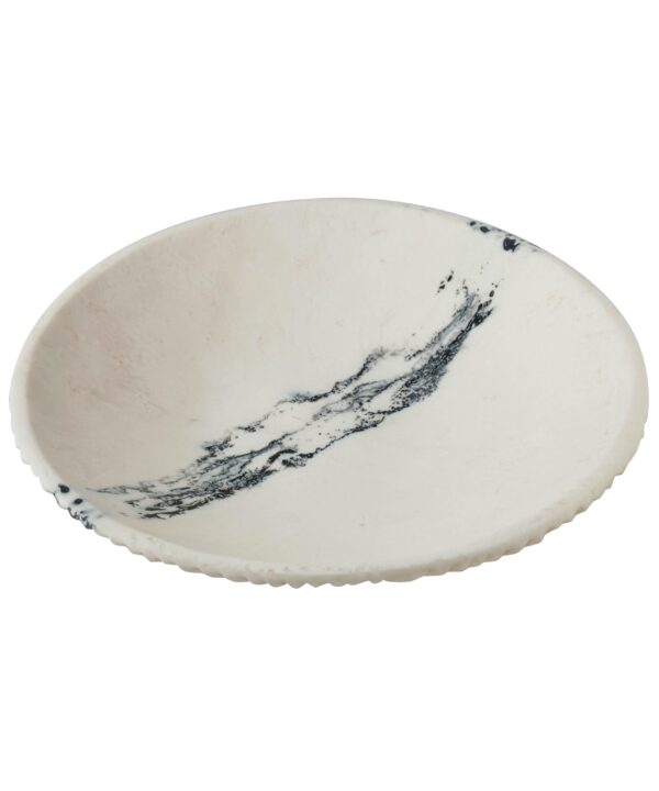 Ikani Black & White Resin Serving Plate - Luxe Home Furnishings (Jersey City, NJ)