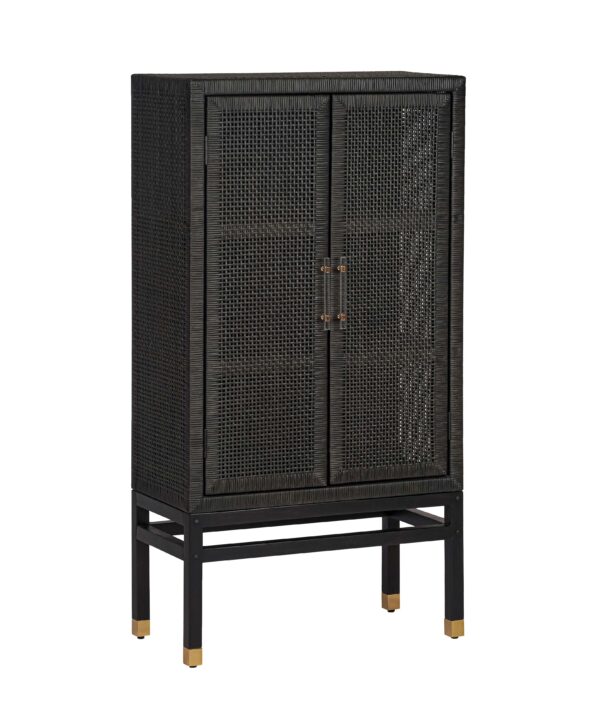 Amara Woven Rattan Cabinet - Luxe Home Furnishings (Jersey City, NJ)