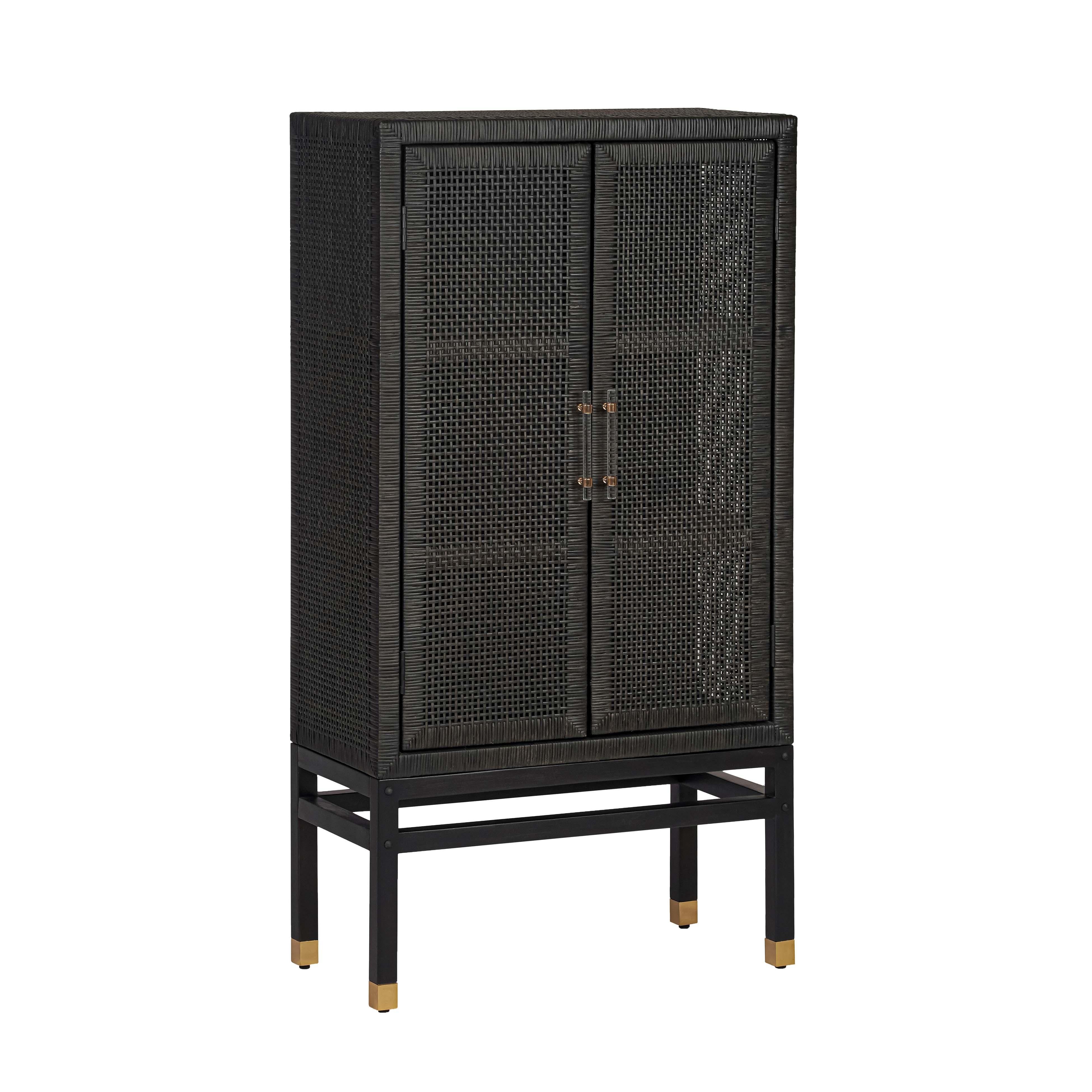 Amara Woven Rattan Cabinet - Luxe Home Furnishings (Jersey City, NJ)